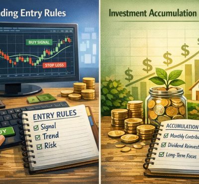 How to Create Entry Rules for Trades and Accumulation Rules for Investments