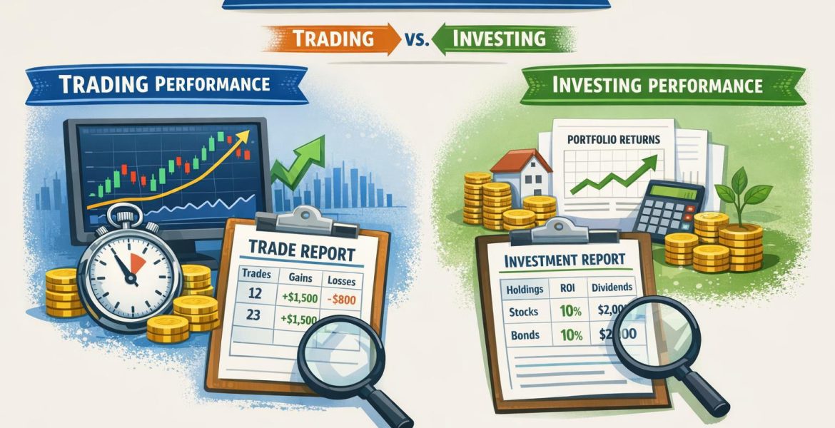 How to Measure Performance Separately for Trading and Investing Activities