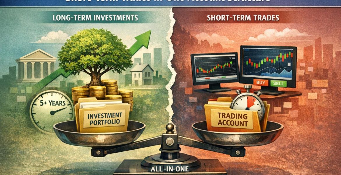 How to Separate Long-Term Investments From Short-Term Trades in One Account Structure