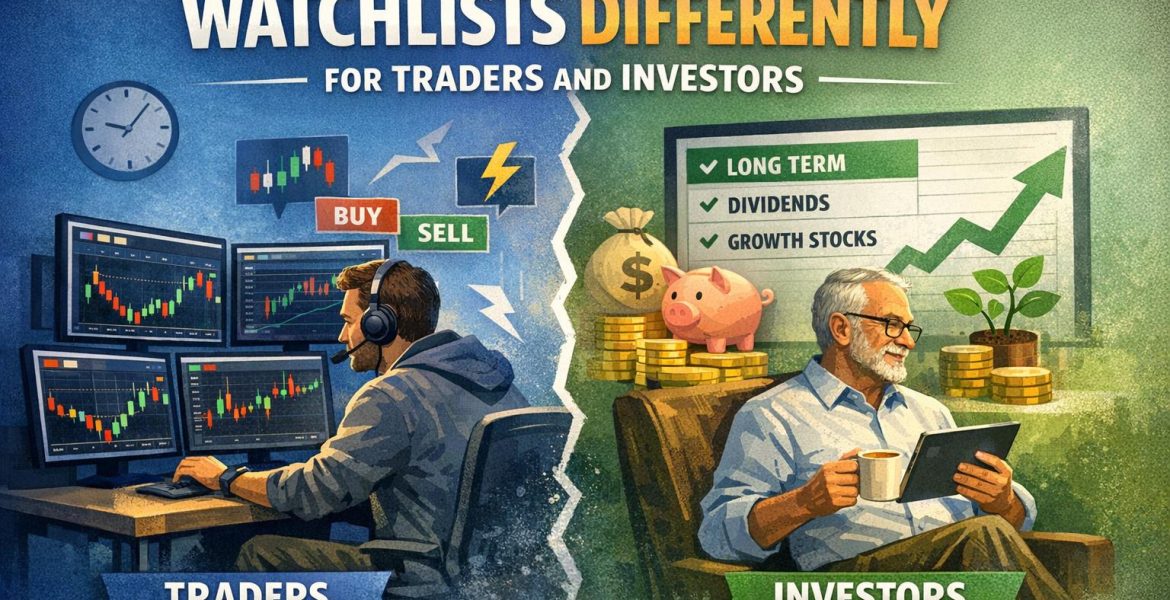 How to Use Watchlists Differently for Traders and Investors