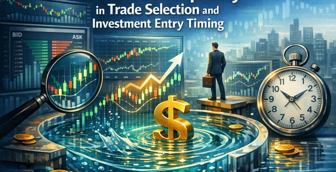 The Role of Liquidity in Trade Selection and Investment Entry Timing